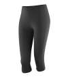 SR284F S284F Spiro Impact Ladies Softex® Capri Pants Black colour image